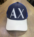 GORRA AX AZUL CON BLANCO