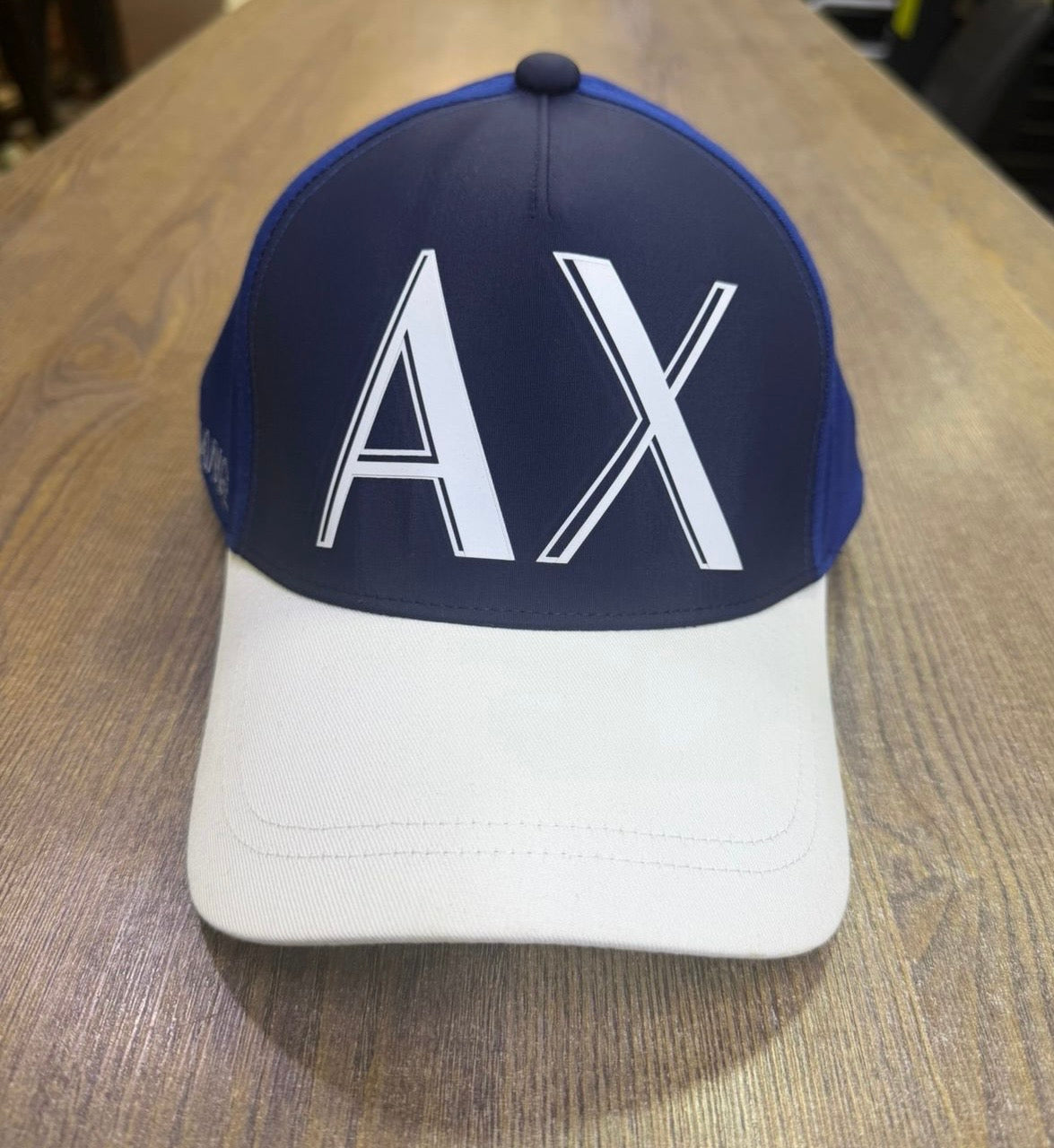 GORRA AX AZUL CON BLANCO